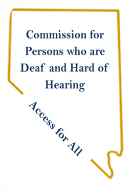 Commission for persons who are deaf and hard of hearing logo